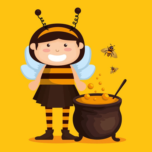 Easy no-sew bee DIY costume to make at home Beezzit