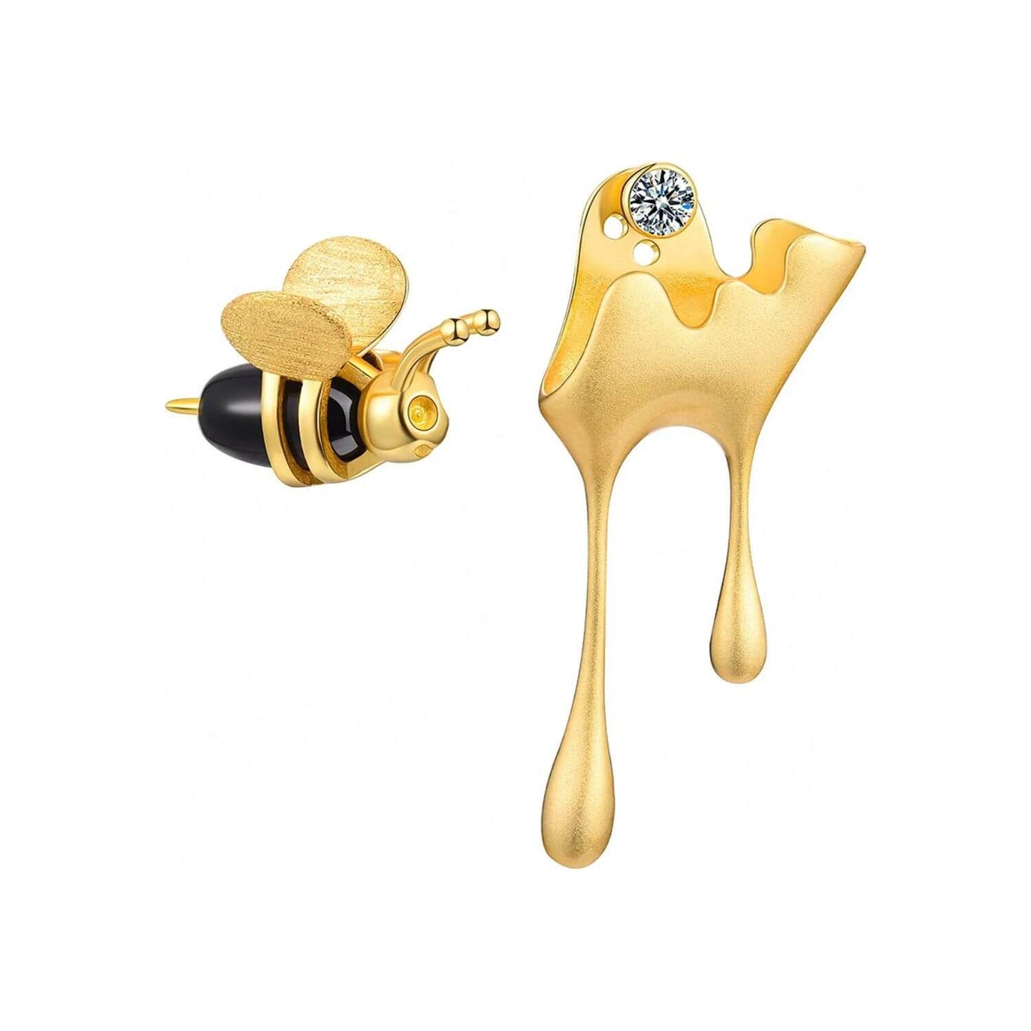 Bee and Honey Drip Earrings | Beezzit Beezzit