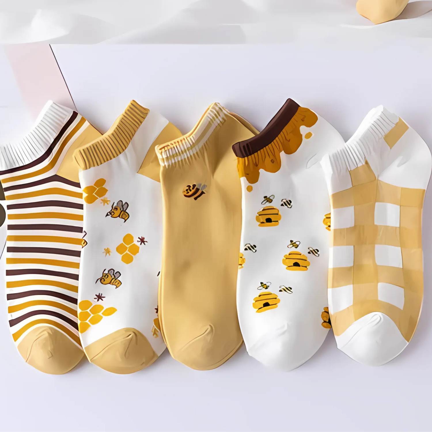 Bumble Bee Socks (5-Pair Set) | Beezzit