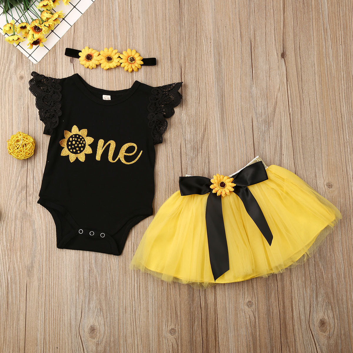 Bee Happy Birthday Outfit Set | Beezzit Beezzit