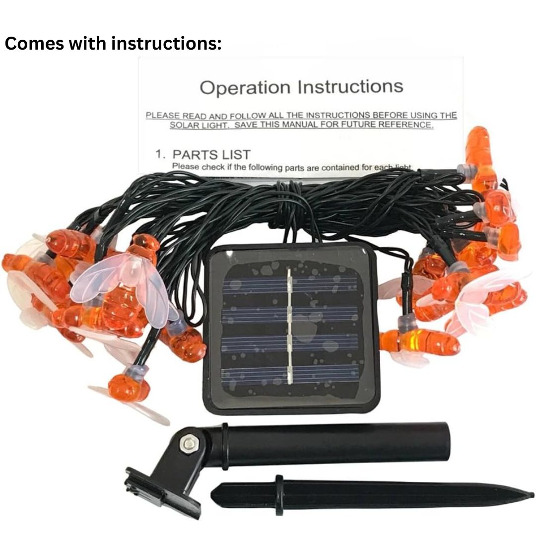 Solar Honey Bee String Lights | Beezzit Beezzit