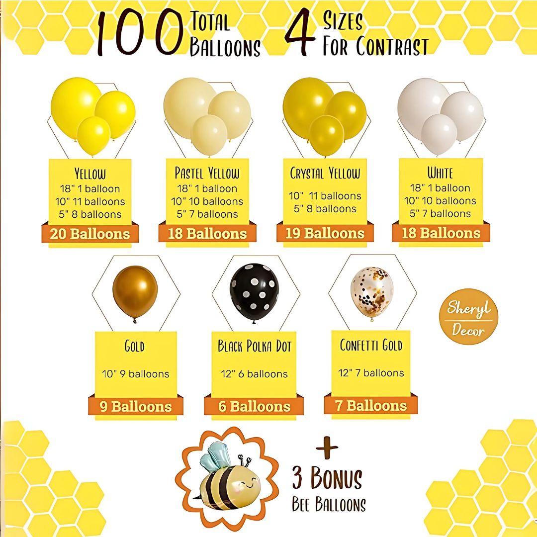 Bee Party Balloon Kit | Beezzit Beezzit