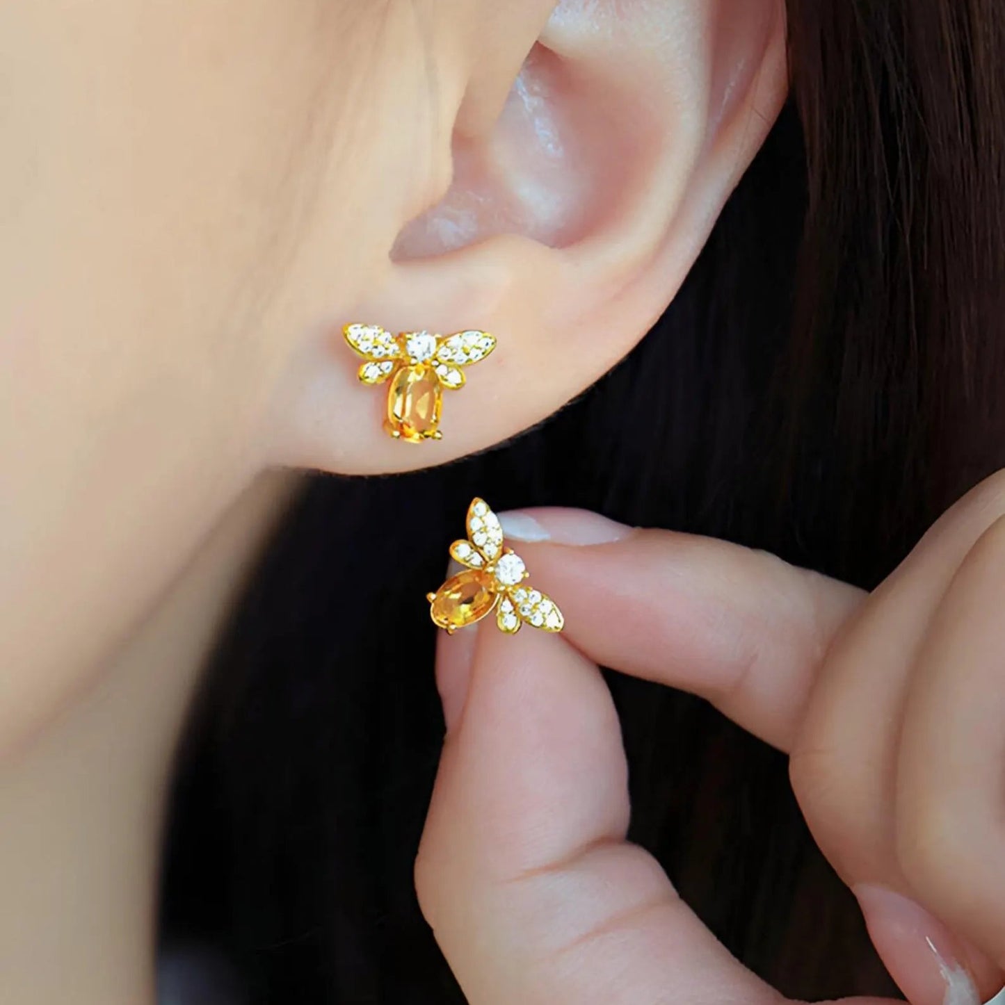 Bee Citrine Jewelry Set (4 Pieces) Beezzit