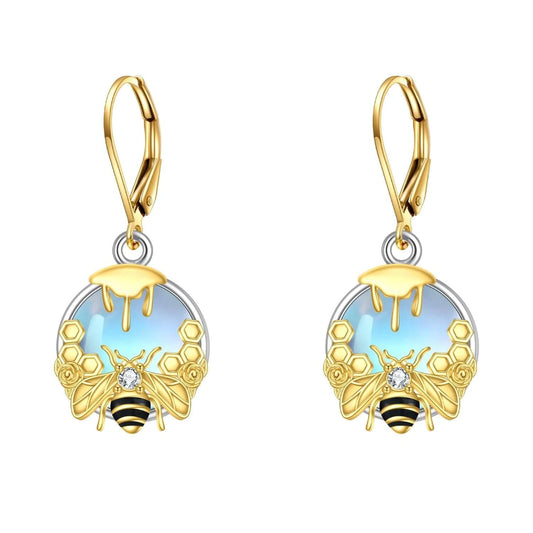 Bee Honeycomb Earring