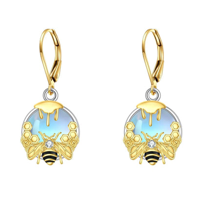 Bee Honeycomb Earring