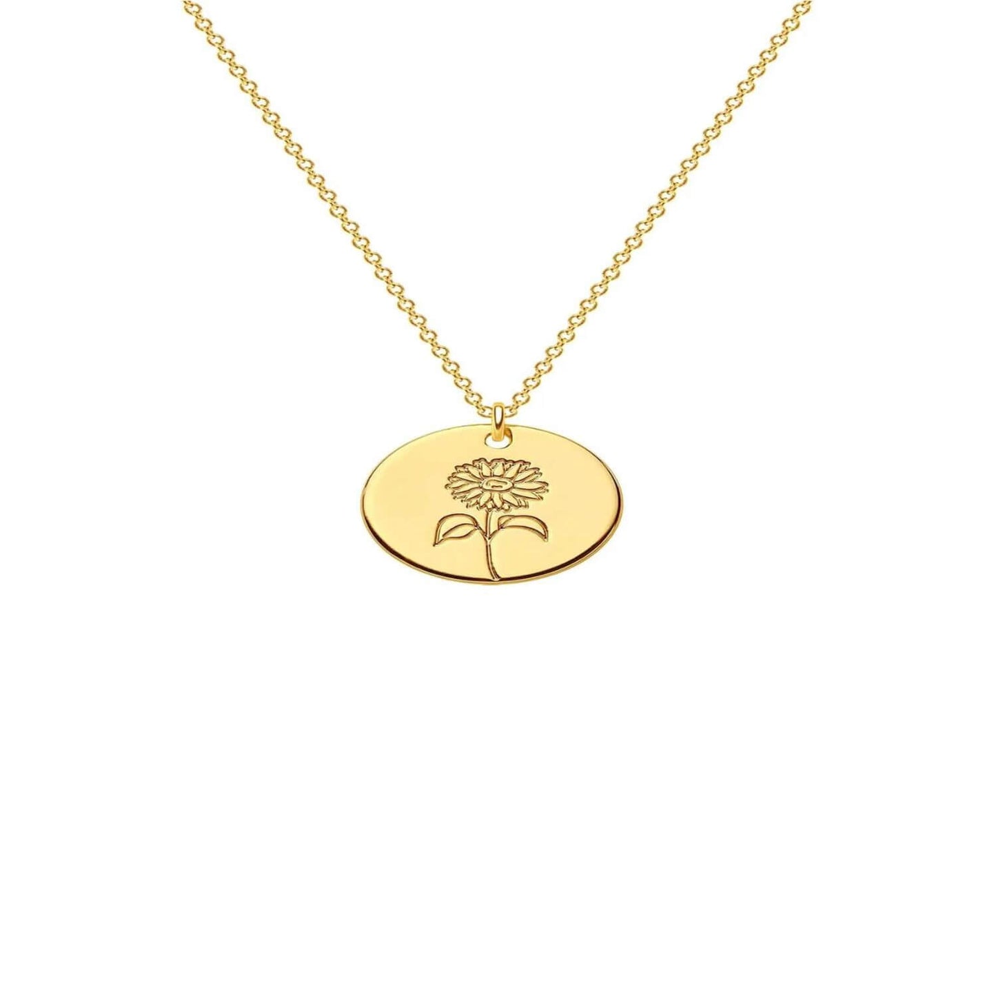 Gold Flower Necklace Beezzit