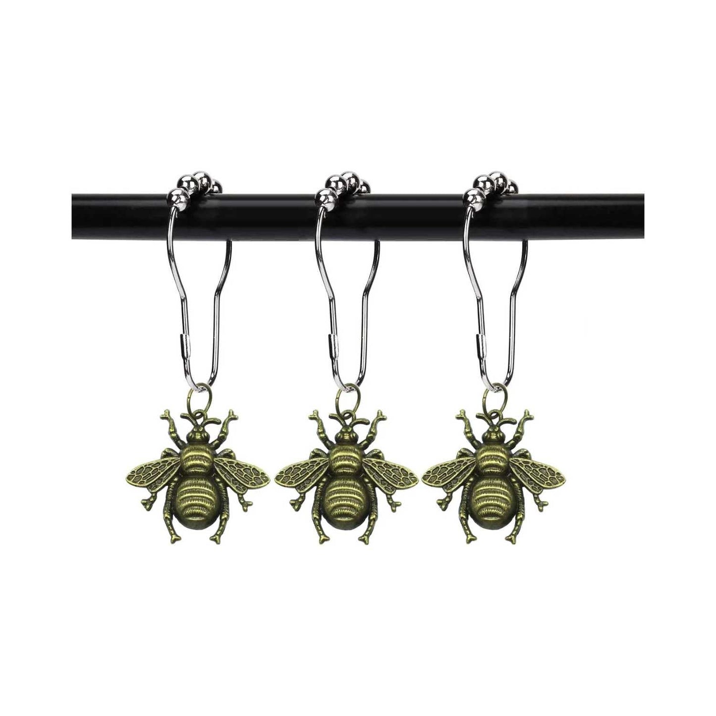 Bee Shower Curtain Hook Set Beezzit