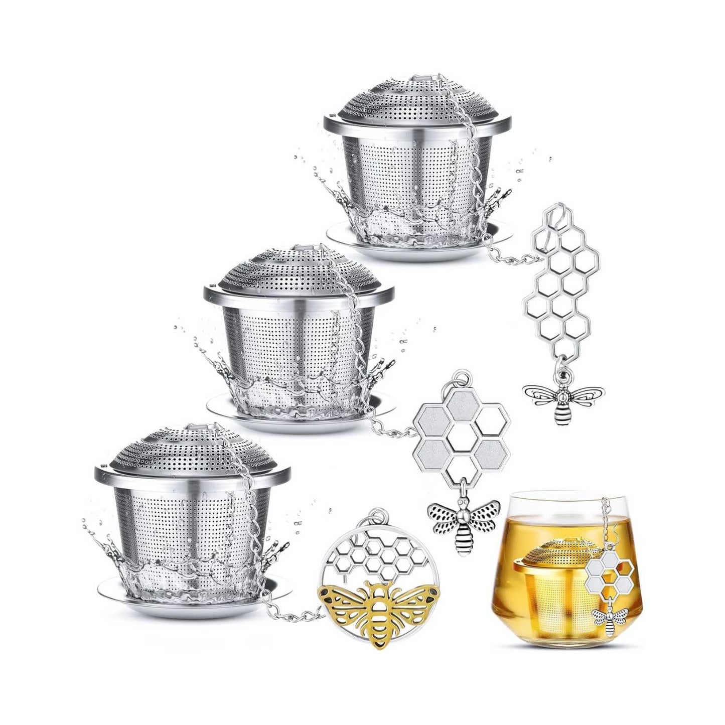 Bee Tea Infusers (3-Piece Set) Beezzit