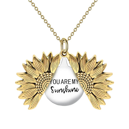 You Are My Sunshine Gold Necklace