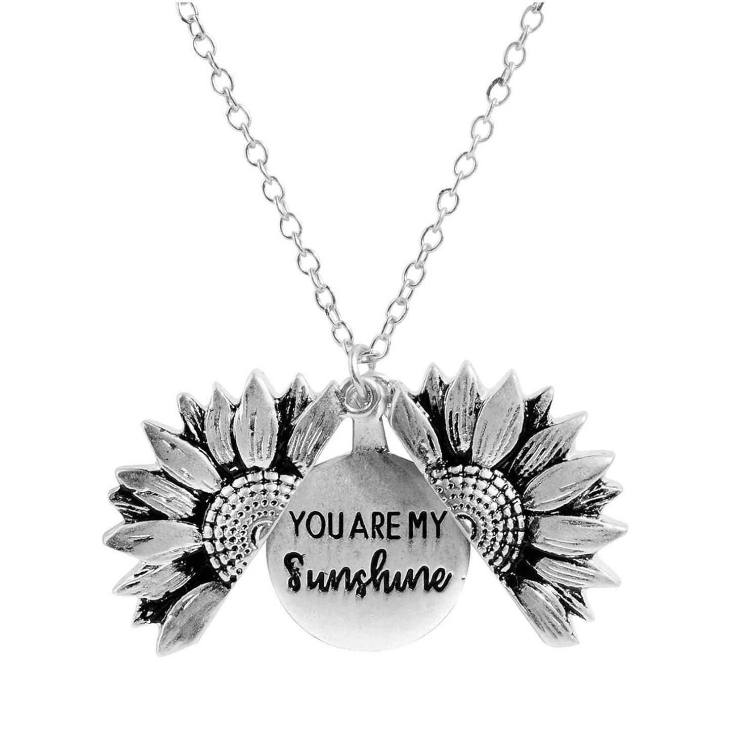 You Are My Sunshine Silver Necklace Beezzit