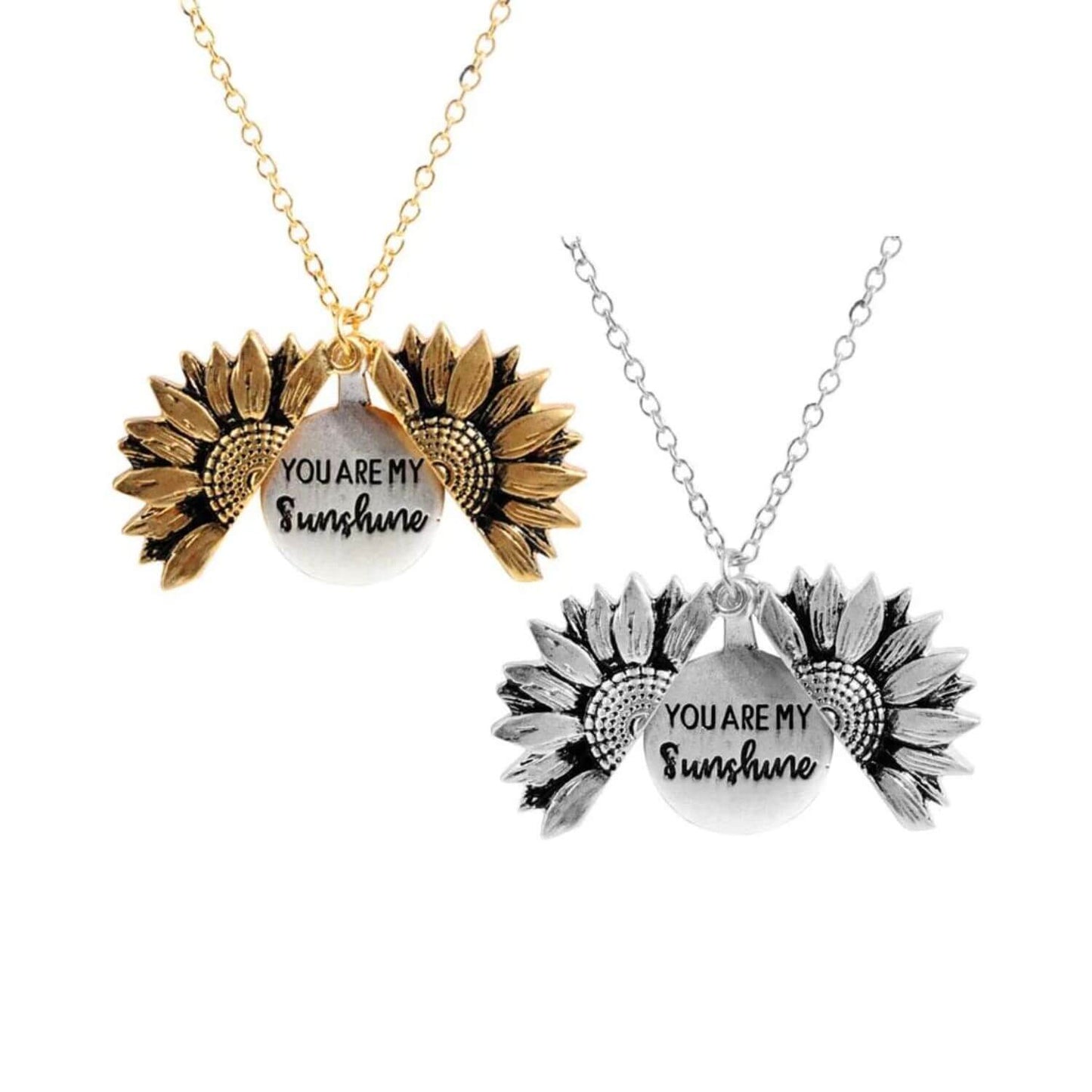 You Are My Sunshine Necklace (2-Piece Set) Beezzit