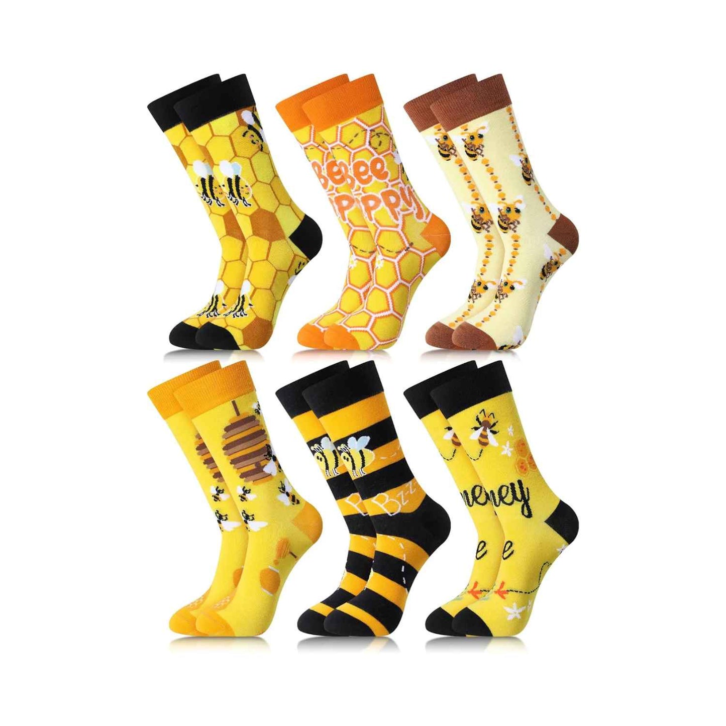 Bee Socks (6-Pair Set) Beezzit