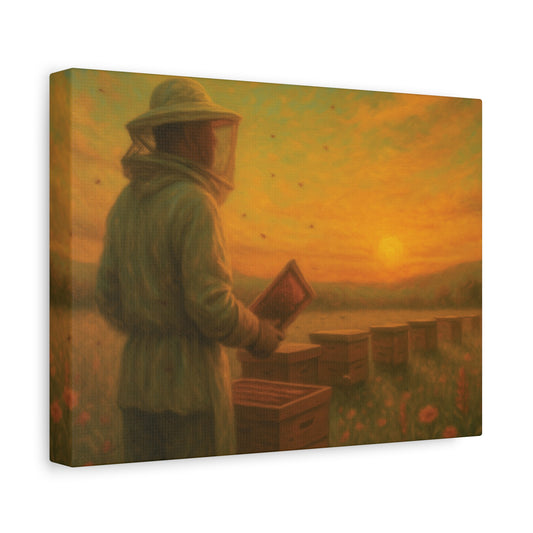 The Beekeeper Canvas Wall Art
