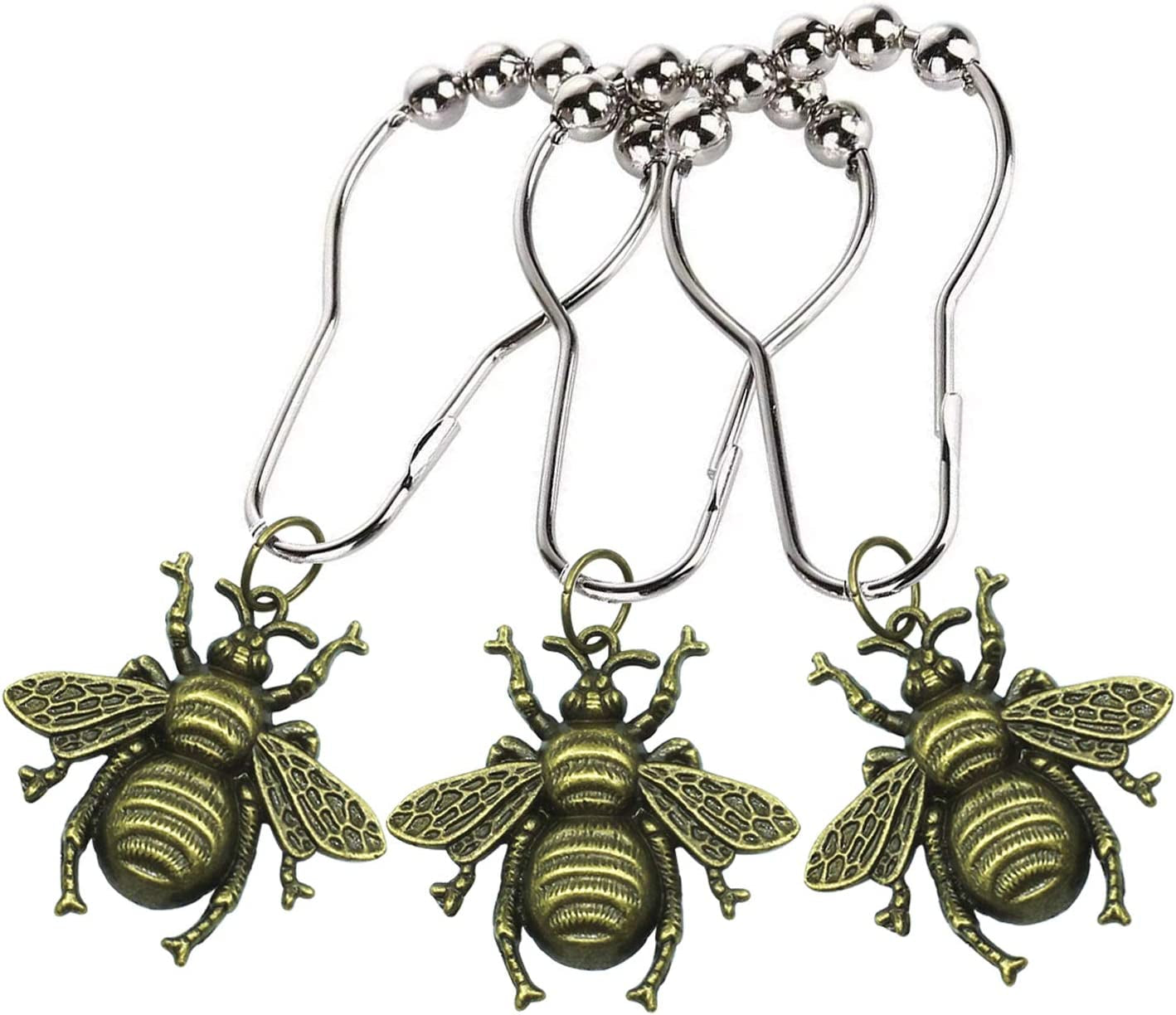 Bee Shower Curtain Hook Set Beezzit