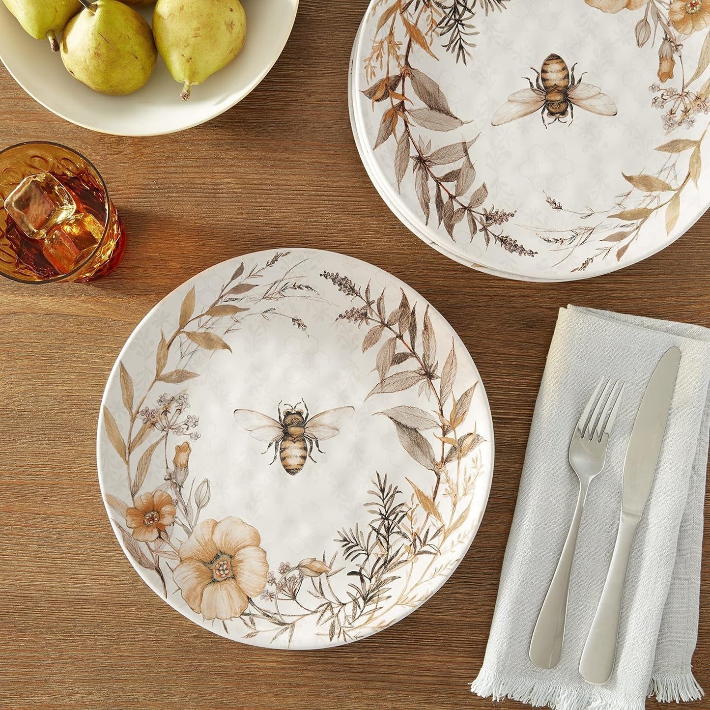 Bee Dinner Plates (4-Pack) Beezzit