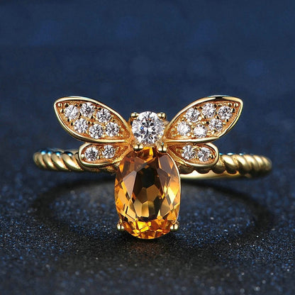 Bee Citrine Ring | Beezzit  
