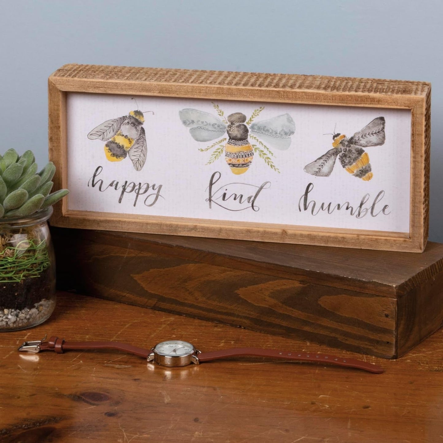 Bee Inset Box Sign Beezzit