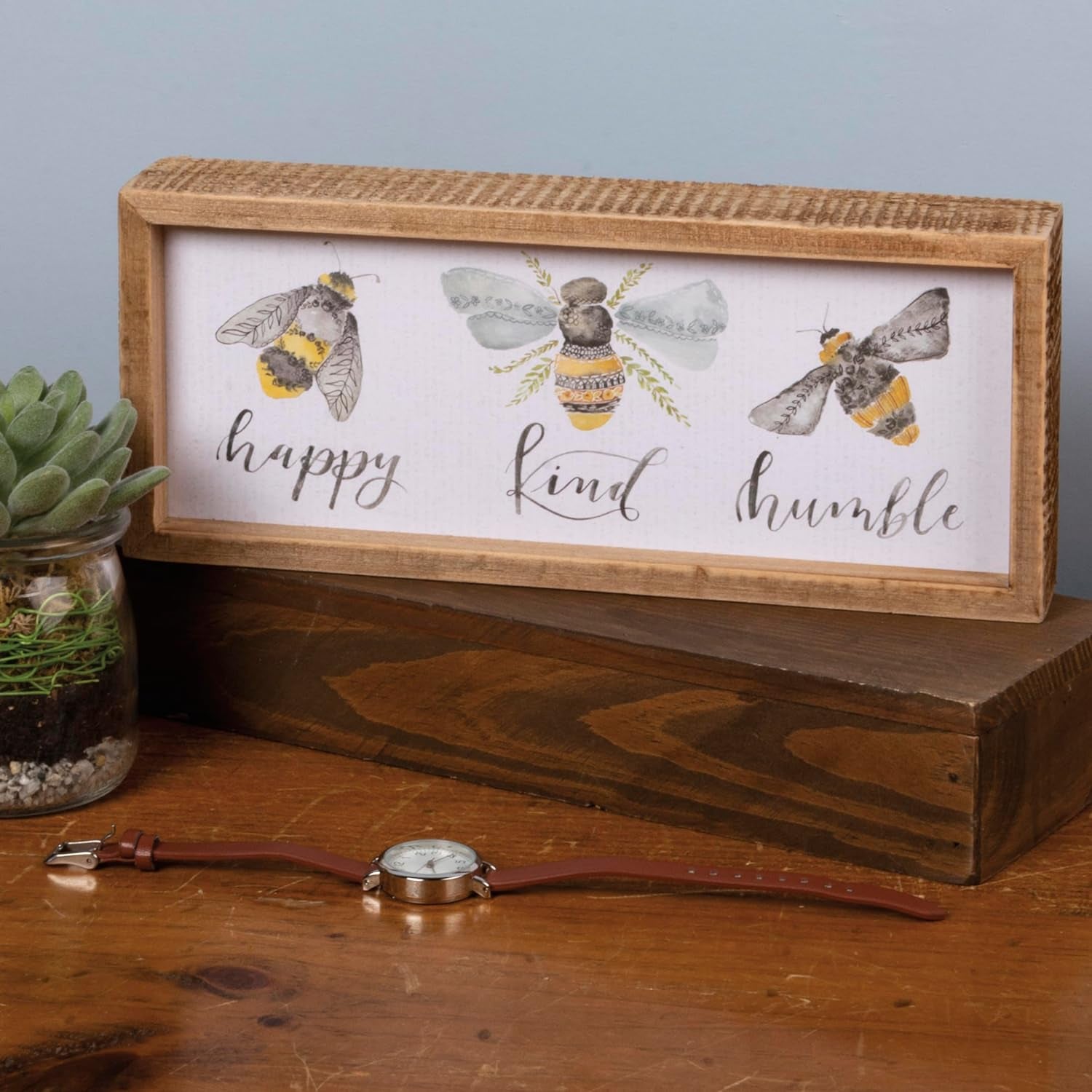 Bee Inset Box Sign