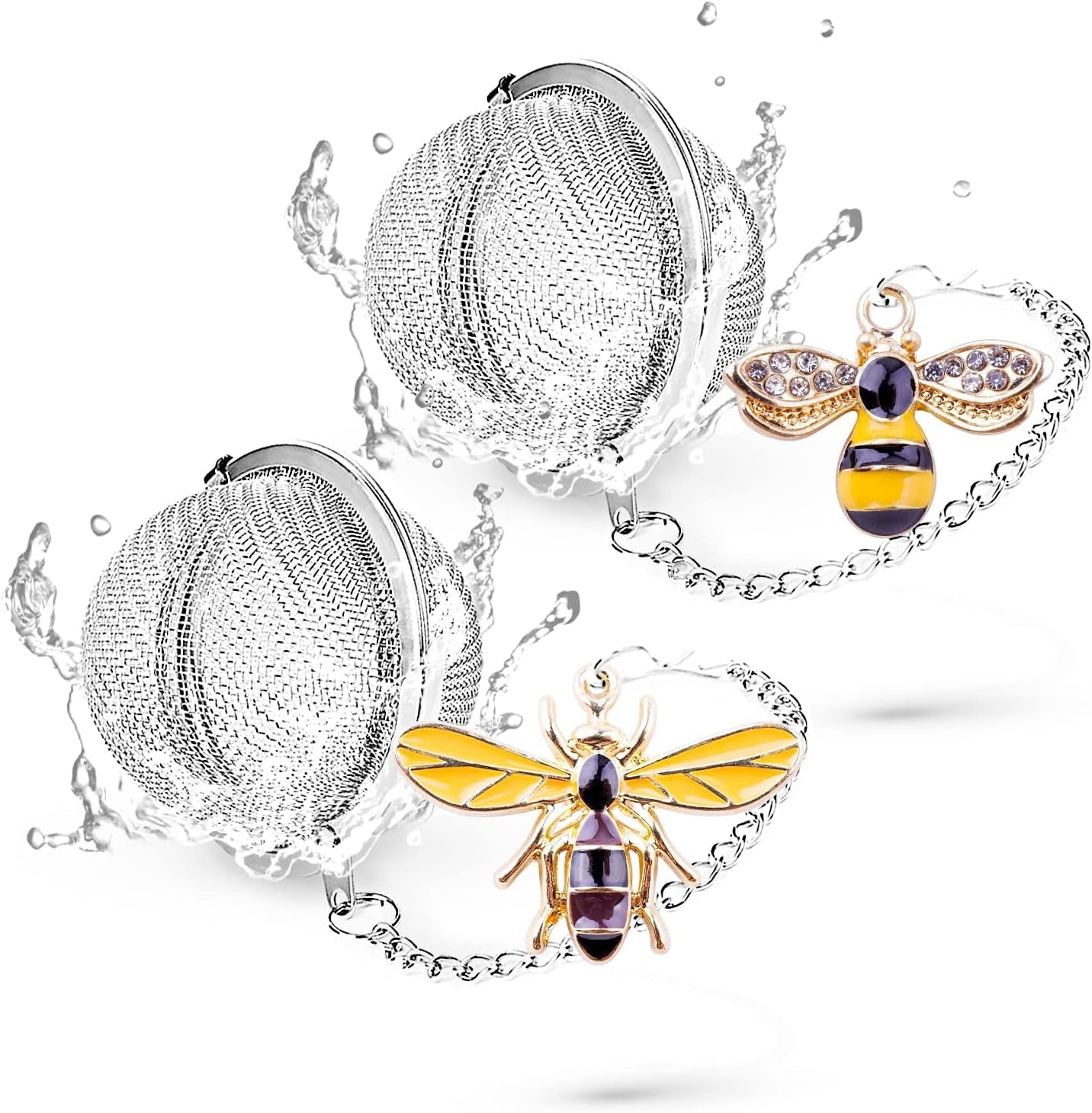 Tea Ball Infusers (2-Piece Set) Beezzit