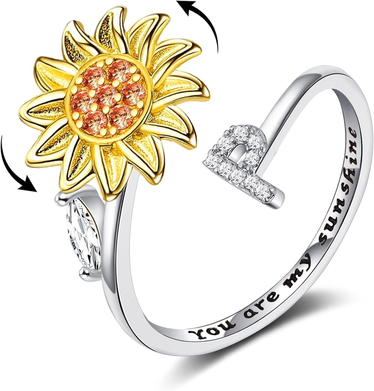 Fidget You Are My Sunshine Ring Beezzit