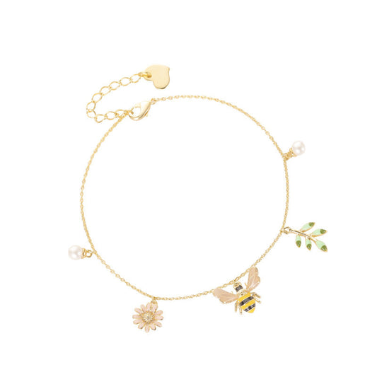 Bee Flower Bracelet