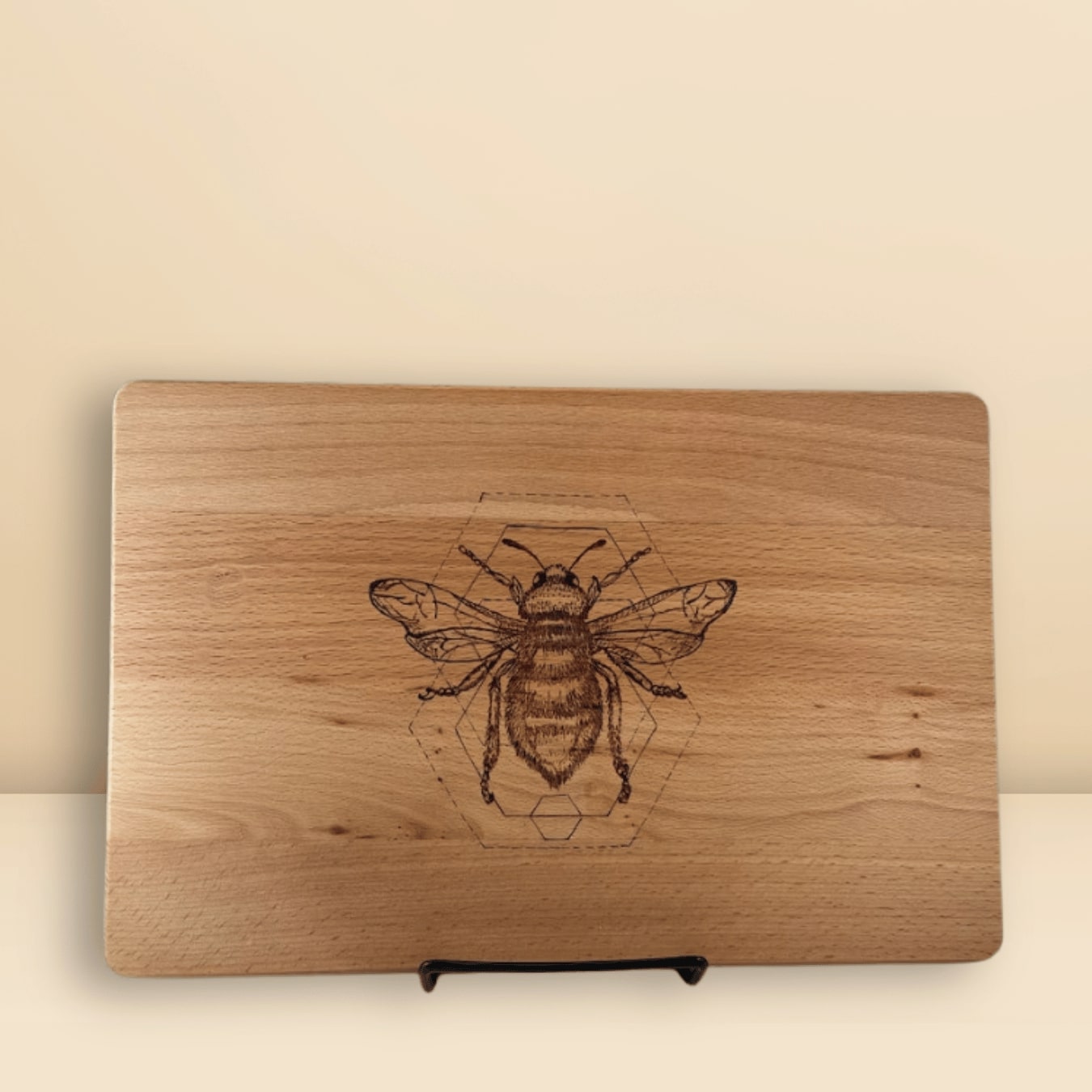 Bee Wood Burn Cutting Board Beezzit