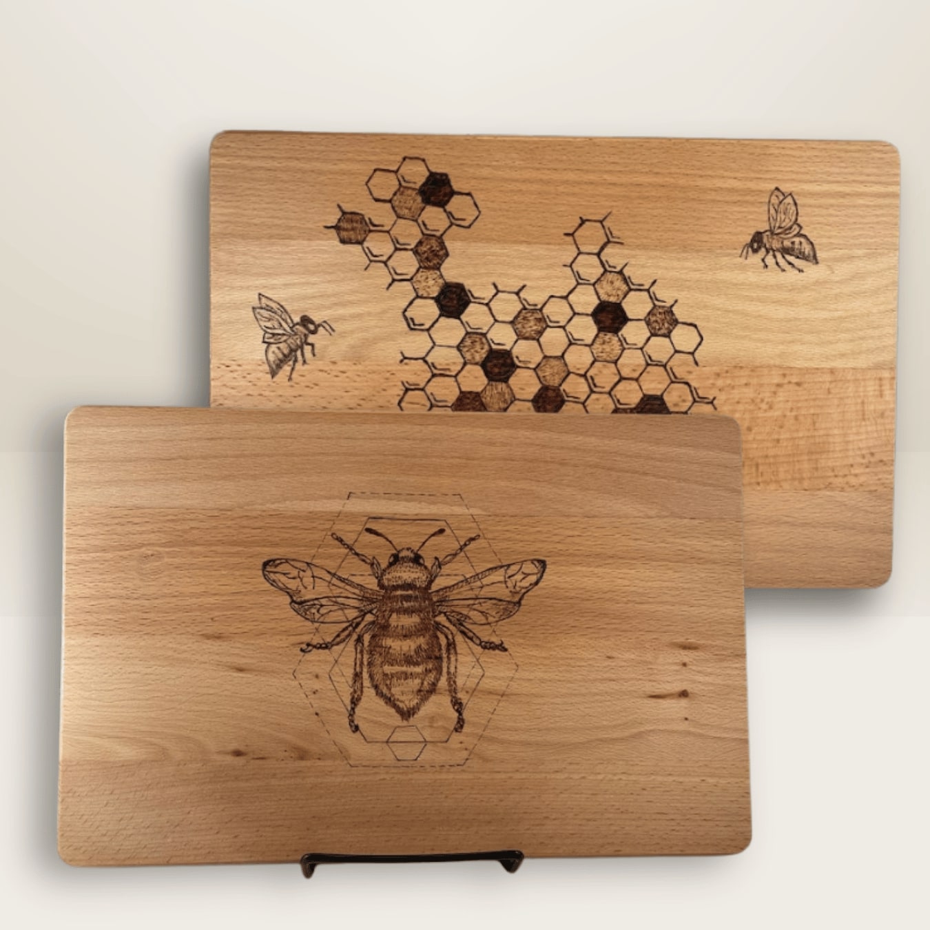 Bee Wood Burn Cutting Board Beezzit