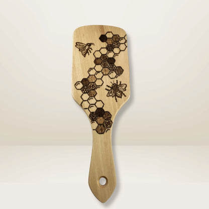 Bee Wood Hairbrush