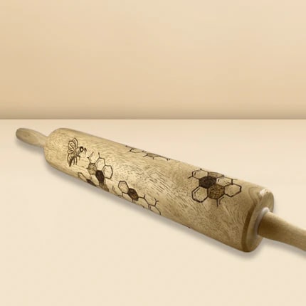 Bee Wood Rolling Pin Beezzit