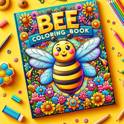 Bee coloring book club Beezzit