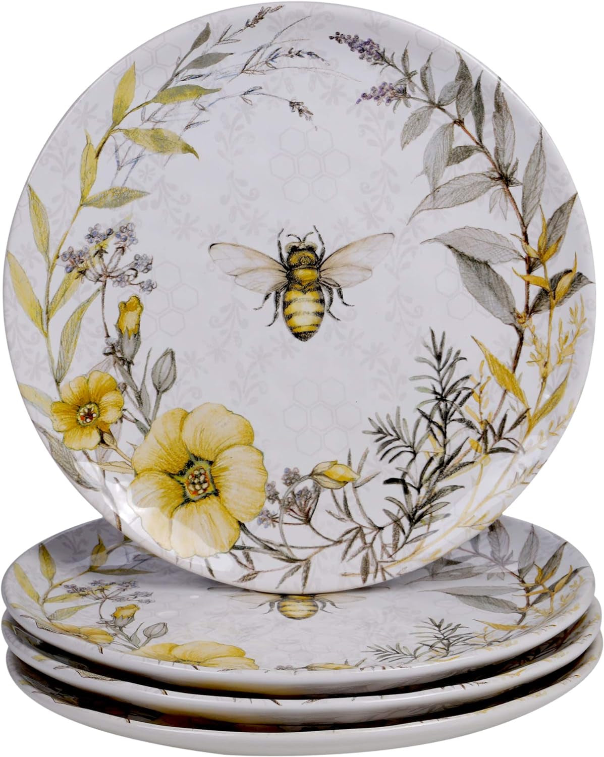 Honeycomb Delight Dinnerware (16-Piece Set) Beezzit