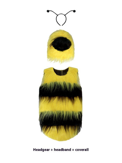 Kids Furry Bee Costume