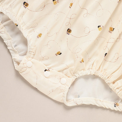 Baby Girl Bee Romper