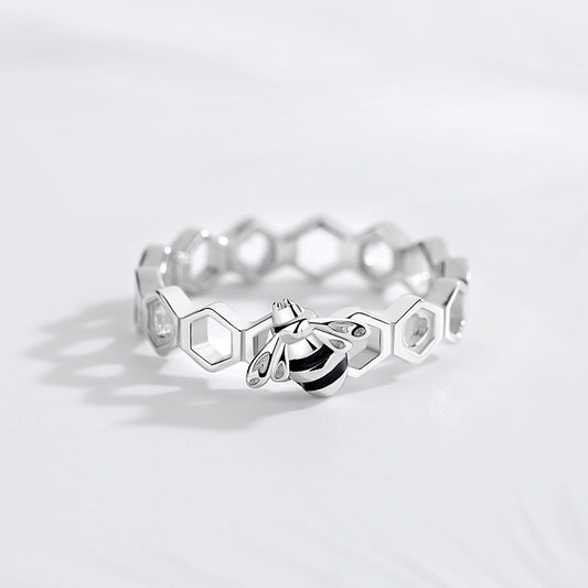 Bee Honeycomb Ring