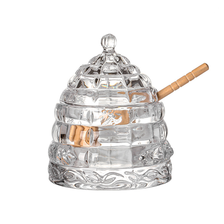 Elegant Crystal Honeycomb Jar | Beezzit   Beezzit