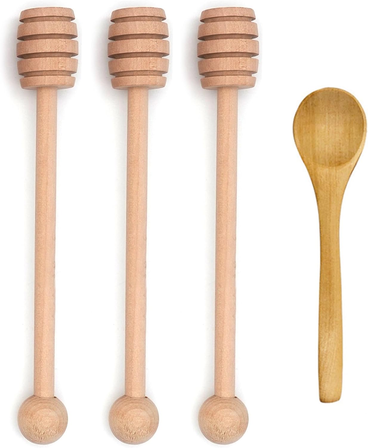 Honey Dipper and Spoon (4-Piece Set) Beezzit