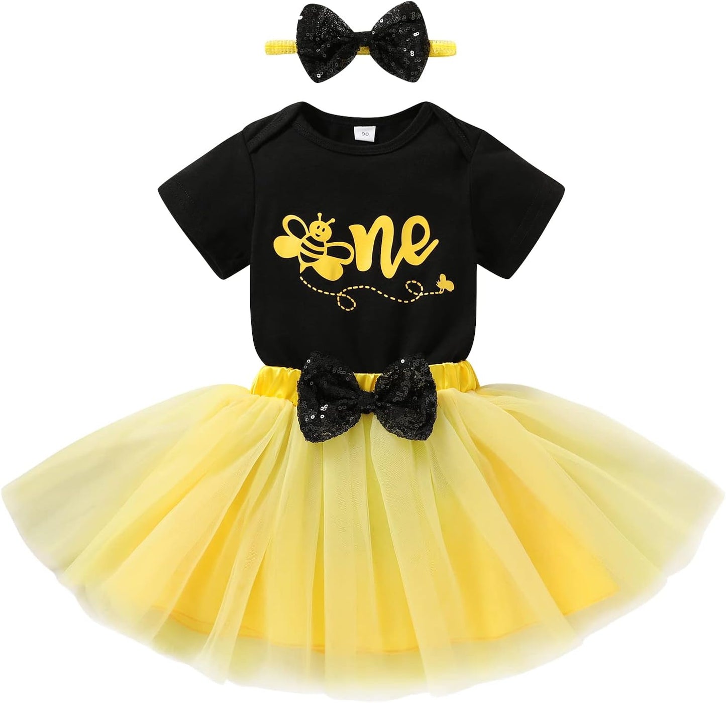 Bee First Birthday Outfit Set Beezzit