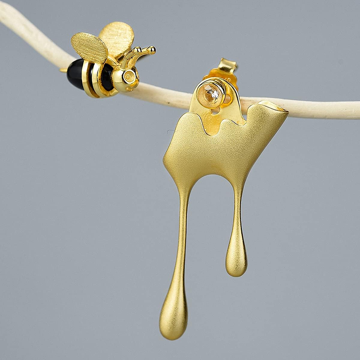 Bee and Honey Drip Earrings Beezzit