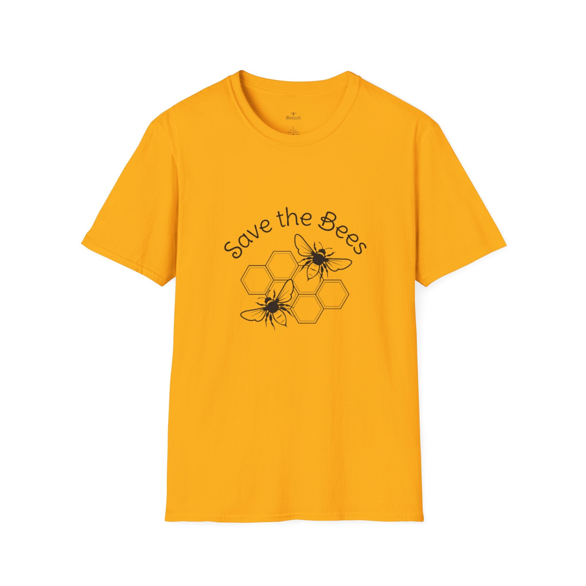 Save the Bees Honeycomb T-Shirt | Wear to Protect Bees | Beezzit