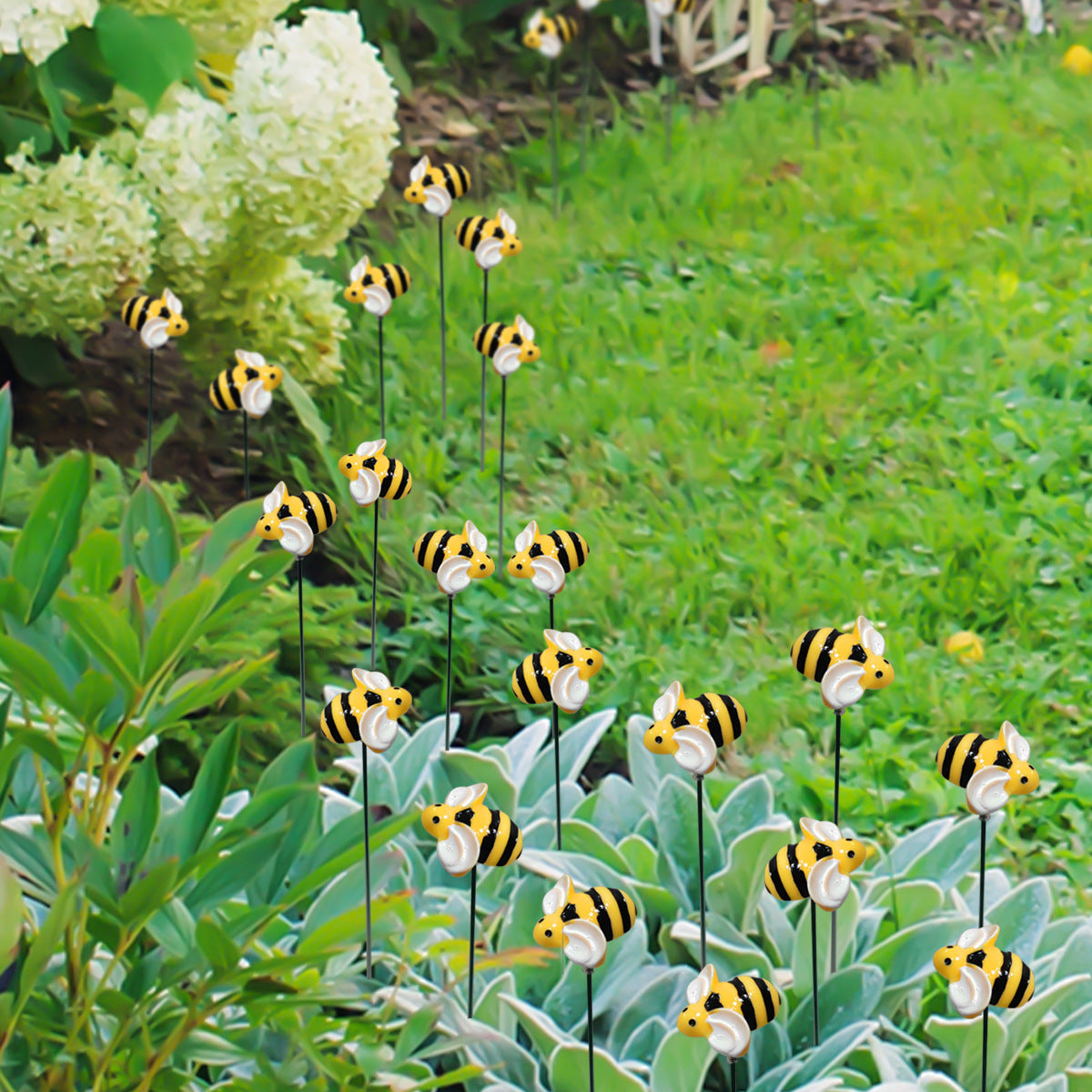 Garden Bee Decorative Stakes (10 Pack) Beezzit