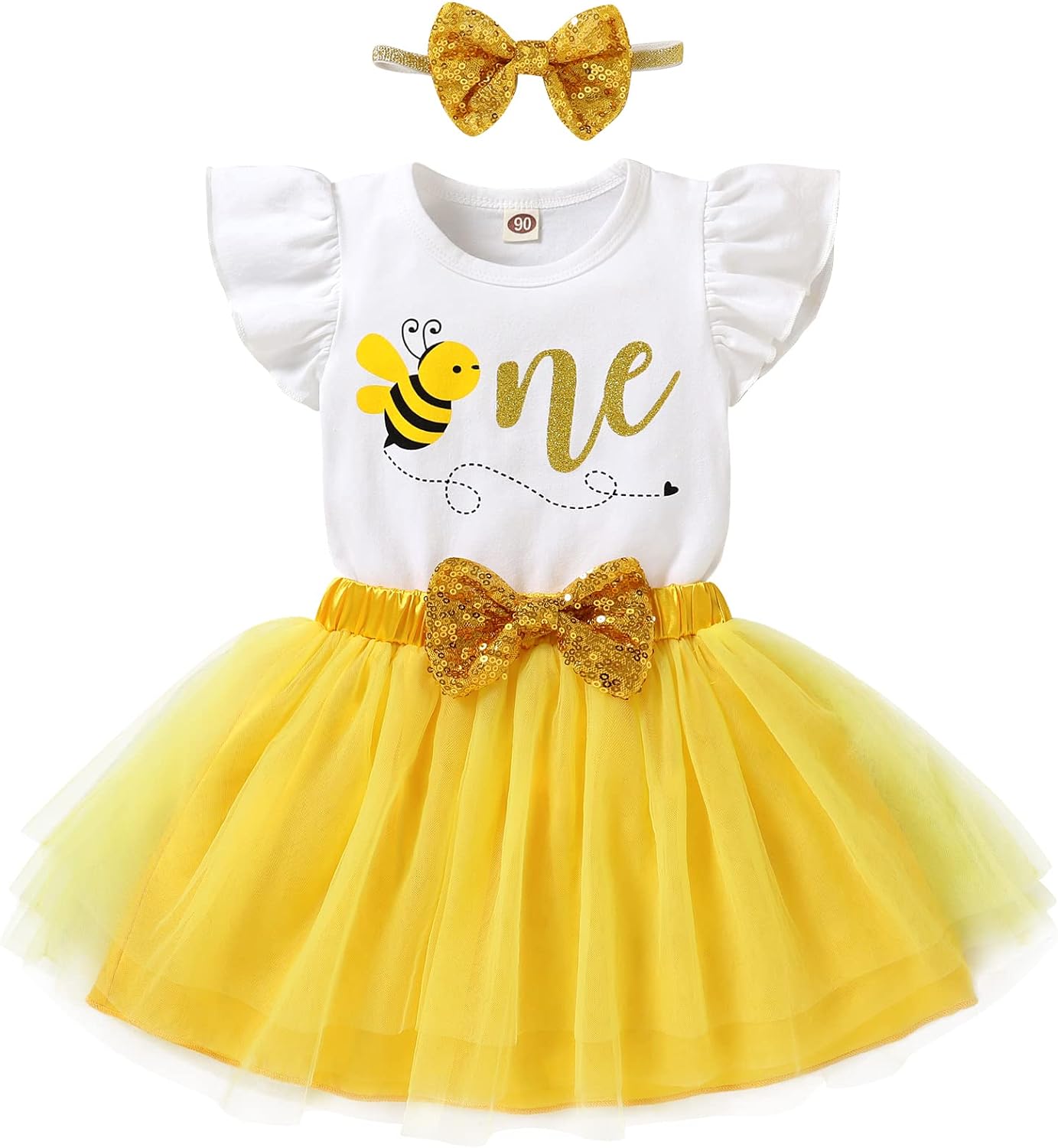 Bee First Birthday Outfit Set Beezzit