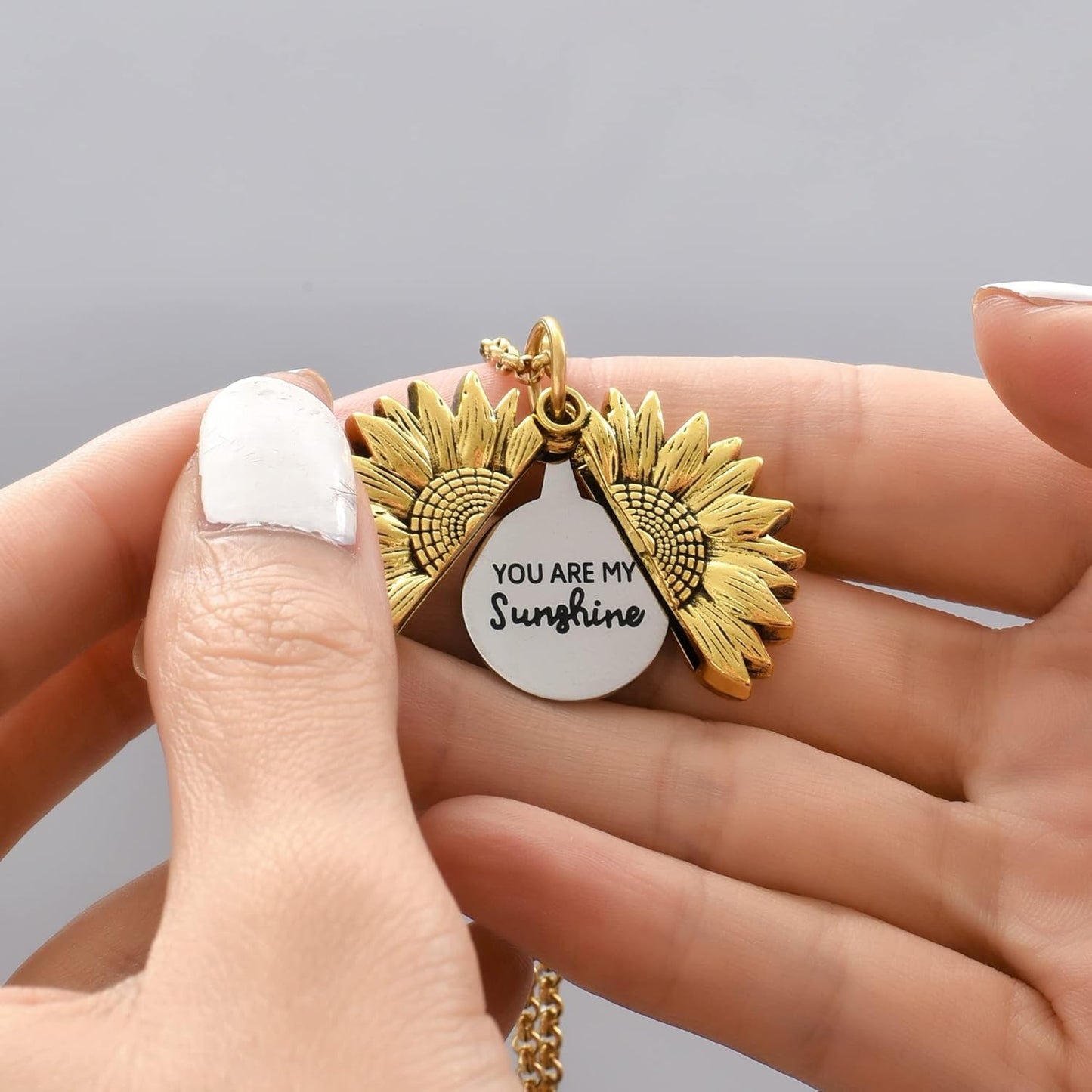 You Are My Sunshine Gold Necklace Beezzit