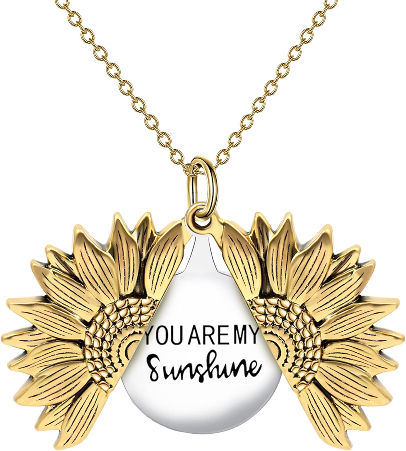 You Are My Sunshine Necklace (2-Piece Set) Beezzit