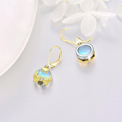 Bee Honeycomb Earring