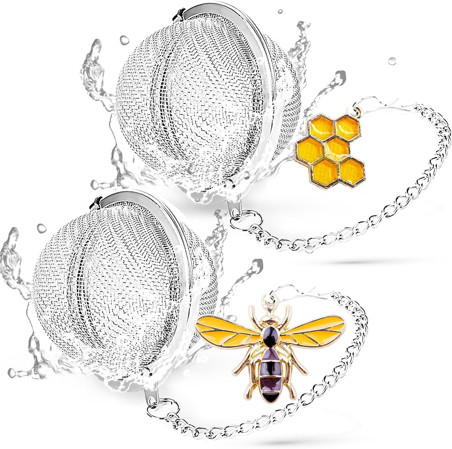 Tea Ball Infusers (2-Piece Set) Beezzit