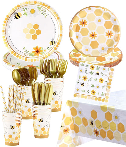 Bee Theme Party Supplies Set