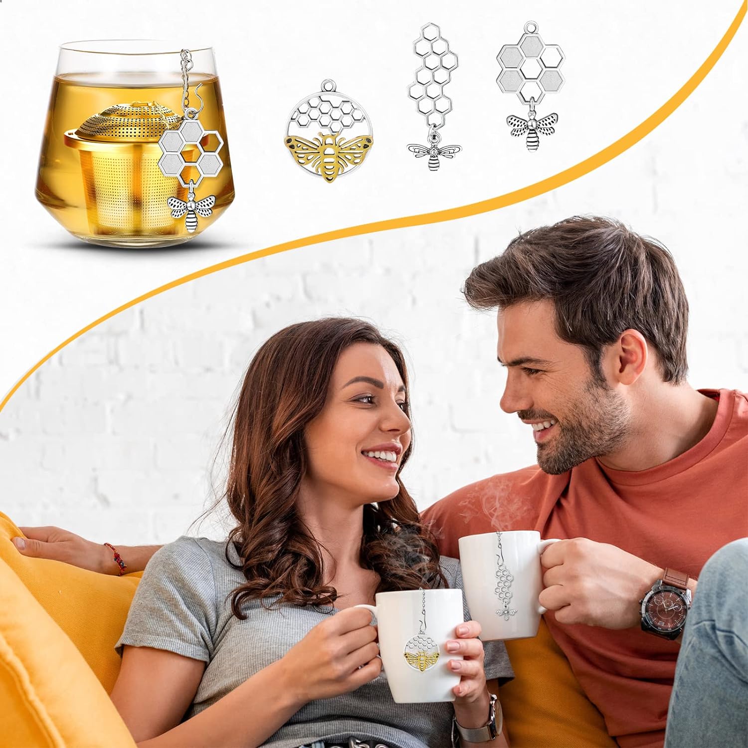 Bee Tea Infusers (3-Piece Set)