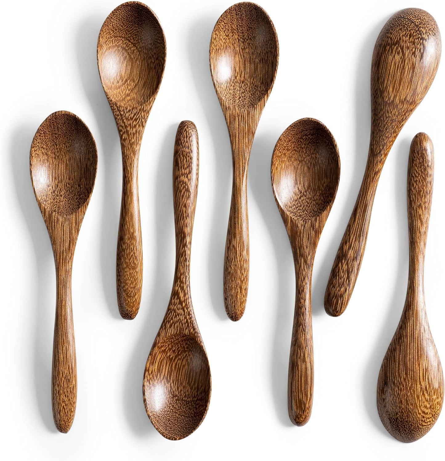 Wooden Honey Spoons Set (7-Pack) Beezzit