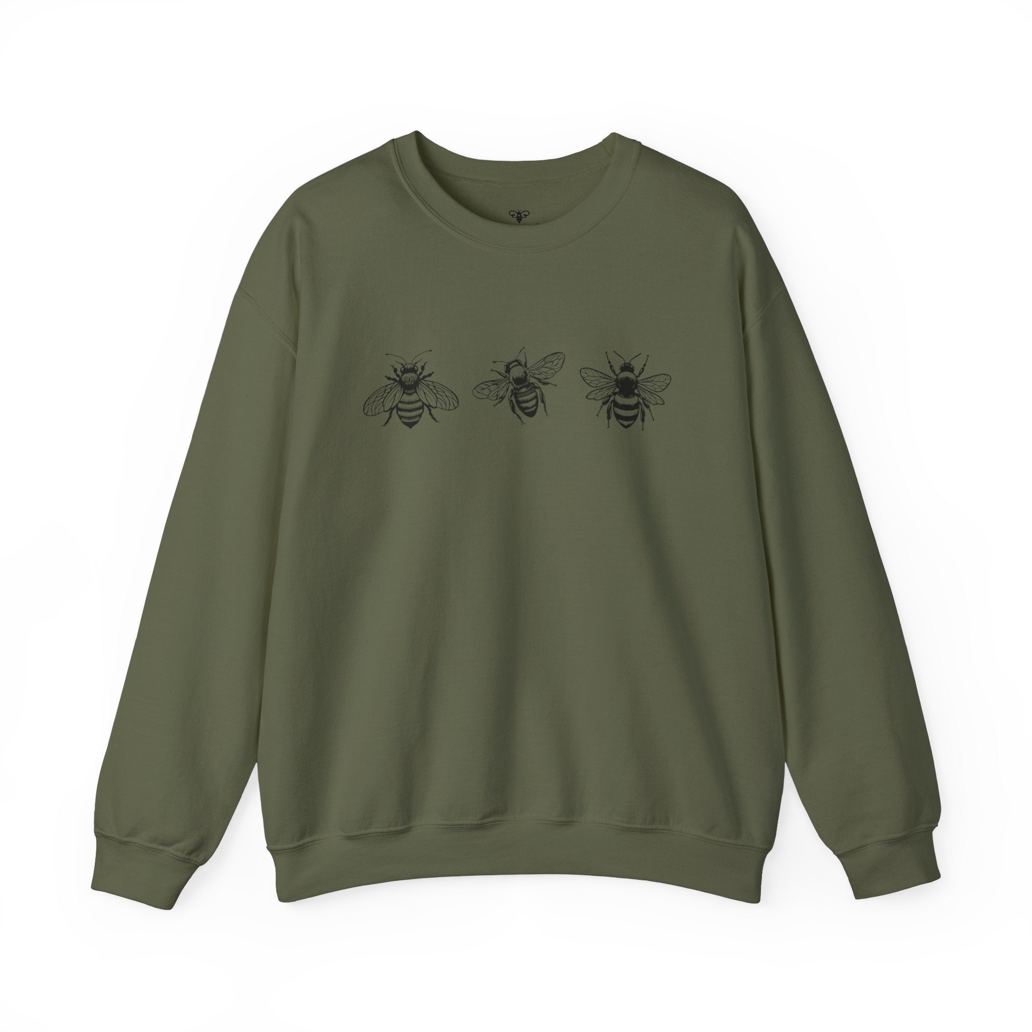 【GRAVER】24SS★ Honeybee Center Logo Sweatshirt UNISEX]Honey Bee Center Logo Sweatshirt - GRAVER | 60