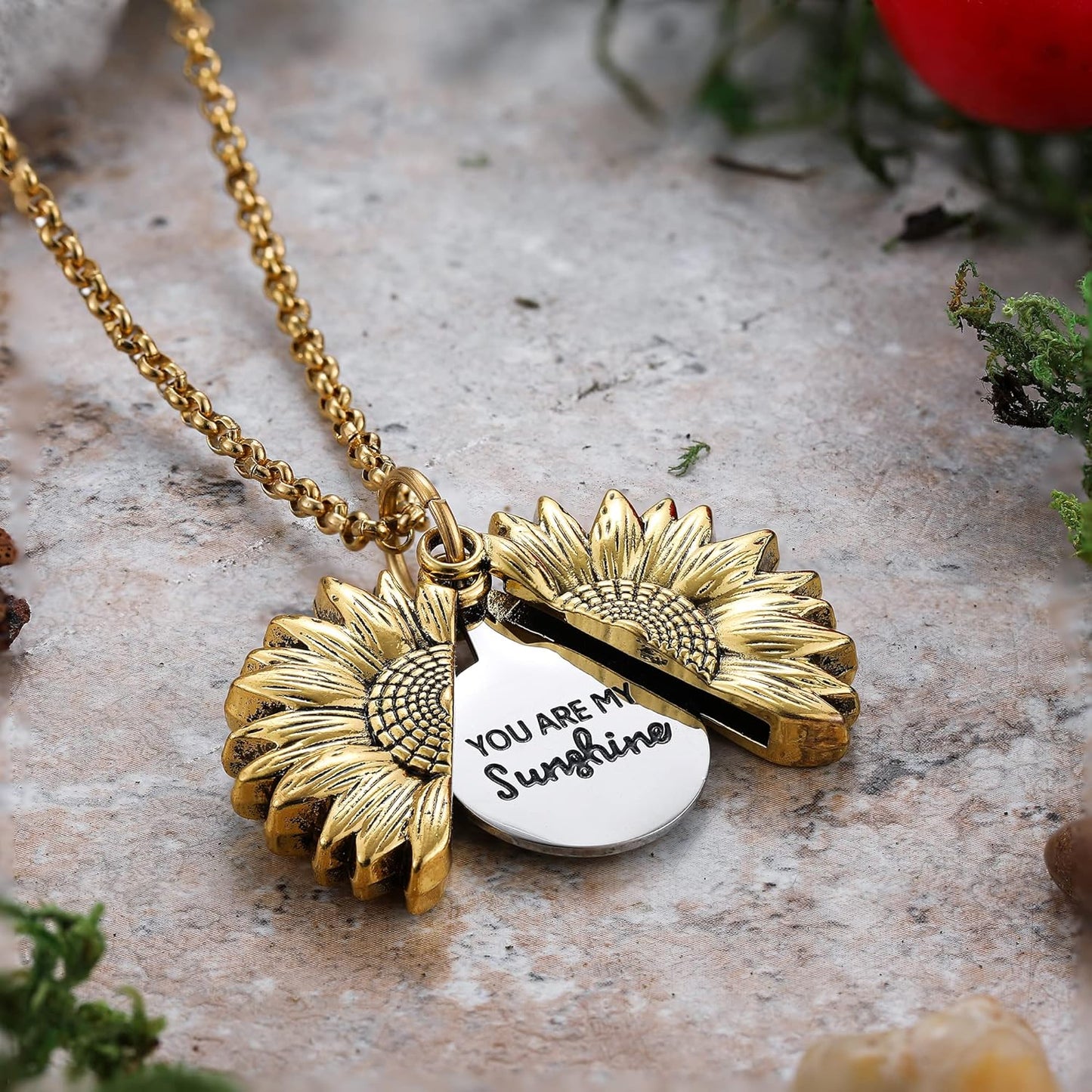 You Are My Sunshine Gold Necklace Beezzit